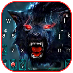 Scary Dire Wolf Keyboard Theme