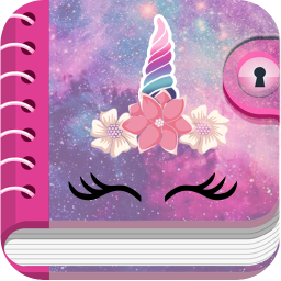 Unicorn Diary With Lock