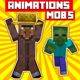 دانلود Mods Mob's Animations for MCPE