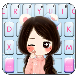 دانلود Kitty Girl Keyboard Theme