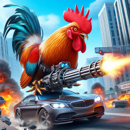 دانلود Rooster Fights Chicken 3D Game