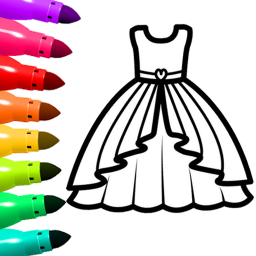 دانلود Dress Coloring Game Glitter