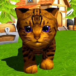 Colored Kittens 🐱 virtual pet