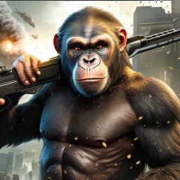 دانلود Angry Gorilla Apes City Games