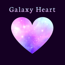 Stylish Wallpaper Galaxy Heart Theme