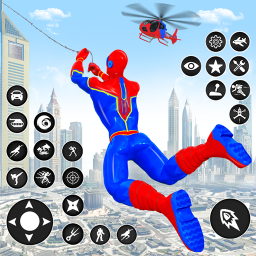 دانلود Flying Ice hero Robot: Speed Hero Robot Games