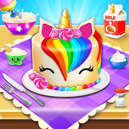Unicorn Real Cake Maker Games
