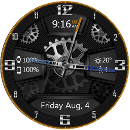 دانلود Carbon Gears HD Watch Face