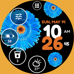 دانلود Flower Watch Face by HuskyDEV
