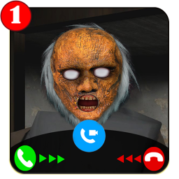 scary granny's video call/chat game prank