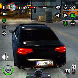 Classic Car Drive Parking Game