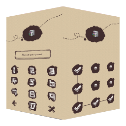 دانلود AppLock Theme ChalkDoodle