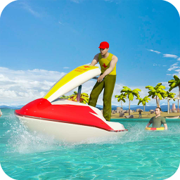 Beach Lifeguard Rescue Squad: Motor Boat Driving