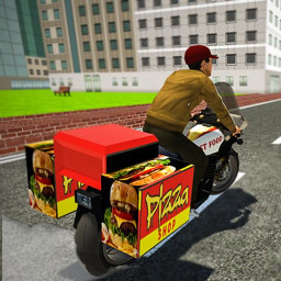 دانلود Virtual Moto Bike Delivery Boy: Pizza Car Driver