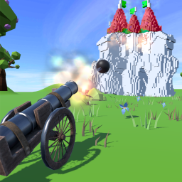 Cannons Evolved - Demolish, Cannon & Ball Shooting