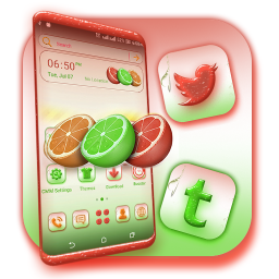 دانلود Colorful Lemon Launcher Theme