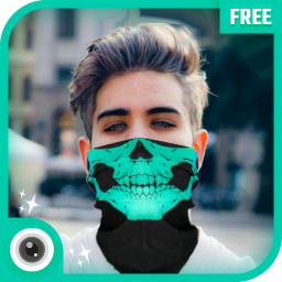 Cagoule Mask Half Face - Ghost Mask Photo Editor