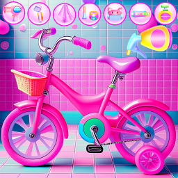 دانلود Girl Bike Fix & Washing Salon