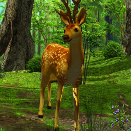 دانلود 3D Deer-Nature Live Wallpaper