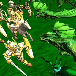 دانلود Battle Sim: Knights vs Dragons