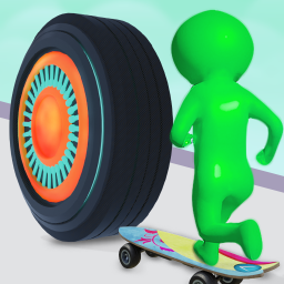 دانلود Turbo Skate Games - Tyre Game