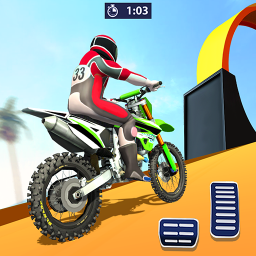 Impossible Bike Stunt - Mega Ramp Bike Racing Game