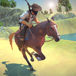 Wild West Cowboy Horse Riding