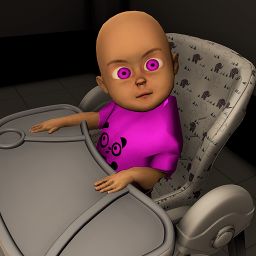 Pink Baby In Horror House