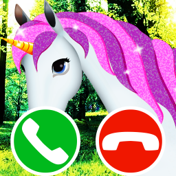 دانلود fake call unicorn game