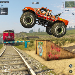 دانلود Monster Truck Stunt Truck Game