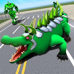 دانلود Crocodile Robot Transform Game