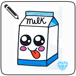 how to draw cute breakfast foods