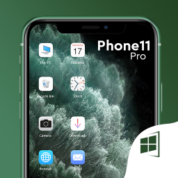 Phone 11 pro theme for computer launcher
