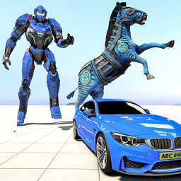 Zebra Robot Car Transform Game