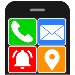 Senior Safety Phone - Big Icons Launcher