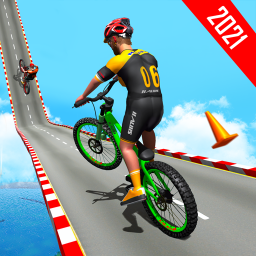 BMX Bicycle Racing Stunts 3D Mega Ramp Cycle Games