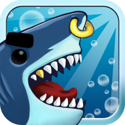 Angry Shark Evolution - fun craft cash tap clicker