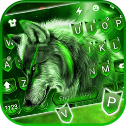 دانلود Wild Night Wolf Keyboard Theme