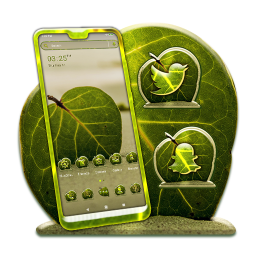 دانلود Sand Leaf Launcher Theme