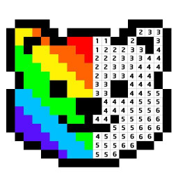 Pixelz - Color by Number Pixel