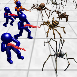 دانلود Stickman Spiders Battle Simula