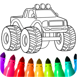 دانلود Monster Car and Truck Coloring