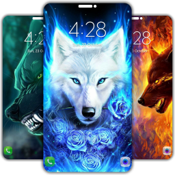 دانلود Galaxy Wolf Wallpapers 4K UHD