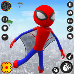 دانلود Spider Stickman Game Rope Hero
