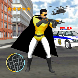 Ultimate Superhero Flying US Capitaine Vice Town