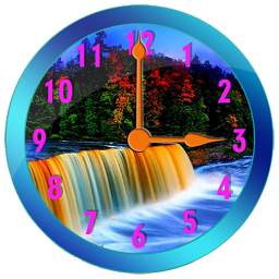 Waterfall Clock Widget