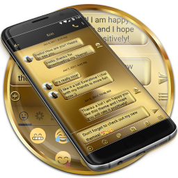 SMS Messages Metal Solid Gold