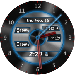 دانلود Metal Glow HD Watch Face