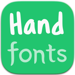 دانلود Hand Fonts for FlipFont