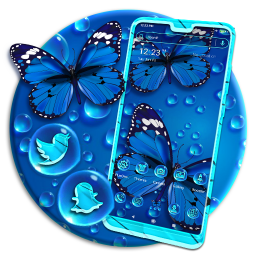 دانلود Blue Butterfly Launcher Theme